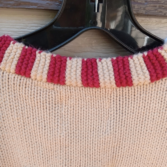 Vintage Sweater America USA Storybook Knits Star Button Up Red White Blue 2X - Picture 8 of 10